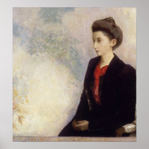 Redon - Barones Robert De Domecy Poster