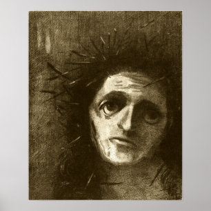 Redon - Christus 1887 Poster
