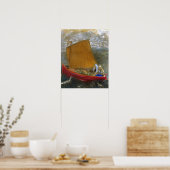 Redon - De gele Sail Poster (Keuken)