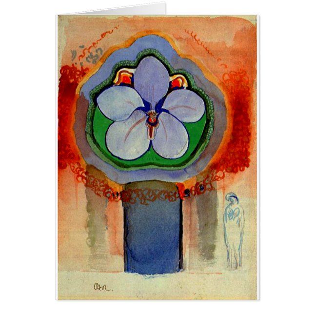 Redon - Étrange orchidée (Devant)