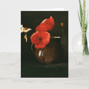 Redon - Papavers en Daisies Kaart