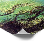 Redon - Seapaarden on Underwater Scape 1909 Poster (Hoek)