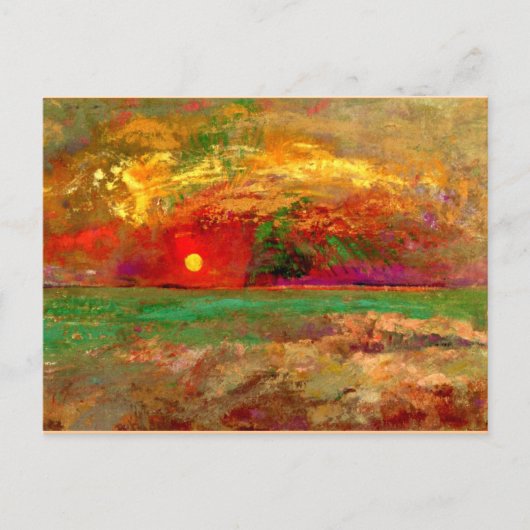 Redon - The Sunset Briefkaart (Voorkant)