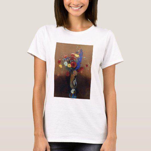 Redon: Wilde bloemen, C1912 T-shirt (Voorkant)