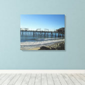 REDONDO BEACH, CA #3 OP CANVAS 20 "x 16" Afdruk (Insitu (Houten vloer))
