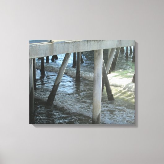 REDONDO BEACH, CA #4 OP CANVAS 20 "x 16" Afdruk (Voorkant)