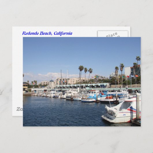 Redondo Beach California Briefkaart (Voorkant / Achterkant)