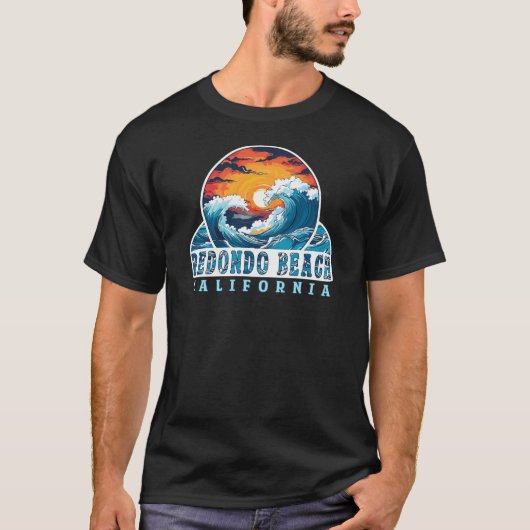 Redondo Beach California T-shirt (Voorkant)