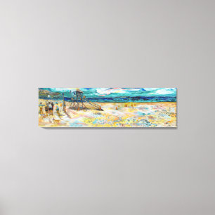 Redondo Beach Volleyball Canvas Afdruk
