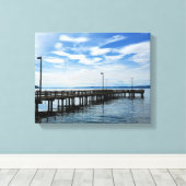 Redondo fishing dock canvas afdruk (Insitu (Houten vloer))