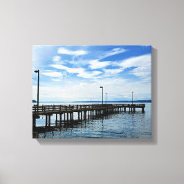 Redondo fishing dock canvas afdruk