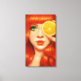 RedOrange Canvas Afdruk