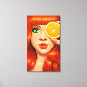 RedOrange Canvas Afdruk