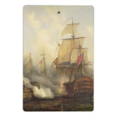 Redoutable te Trafalgar, 21 oktober 1805 Mini Klembord (Achterkant)