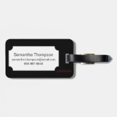 Redoute: Anemone, 1833 Bagagelabel (Achterkant horizontaal)