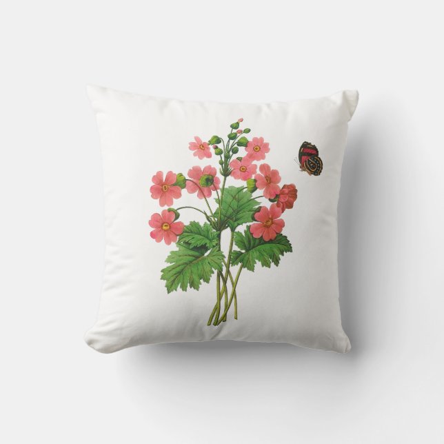 Redoute Fleurs Accent Coussin romantique (Recto)