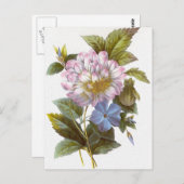  Redoute Flower Bouquet Briefkaart (Voorkant / Achterkant)