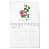 REDOUTÉ FLOWER ILLUSTRATION CALENDER KALENDER (Feb 2026)