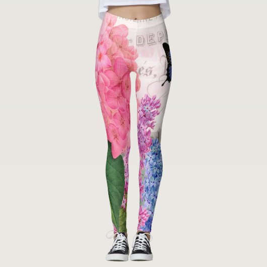 Redoute Flowers Yoga-Leggings Leggings (Voorkant)