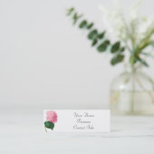 Redoute Hydrangea Cartes de visite personnalisés (Debout devant)