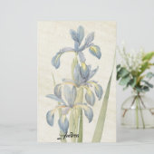 Redoute Iris Flowers leest roestpapierbakkerij Briefpapier (Staand voorkant)