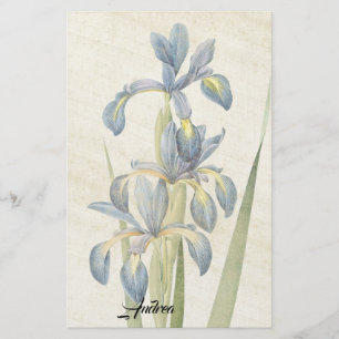 Redoute Iris Flowers leest roestpapierbakkerij Briefpapier