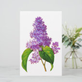 Redoute Lilacs Briefpapier (Staand voorkant)