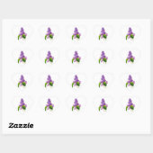 Redoute Lilacs Hart Sticker (Vel)