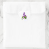 Redoute Lilacs Hart Sticker (Tas)