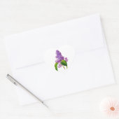 Redoute Lilacs Hart Sticker (Envelop)