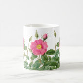 Redoute Mug de café Rose rose sauvage (Centre)