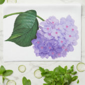 Redoute Paarse hydrangea Flowers Kitchen Towel Theedoek (Gevouwen)