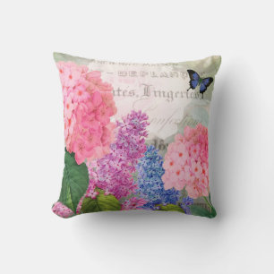 Redoute Pink Hydrangea French Accent Sierkussen