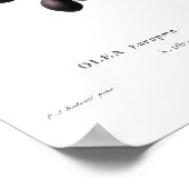 REDOUTÉ POSTER vintage BOTANIQUE "OLIVE" (Coin)