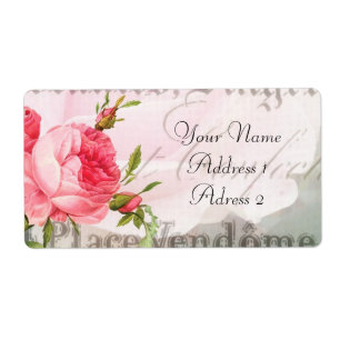  Redoute Roos Verzendlabels Etiket