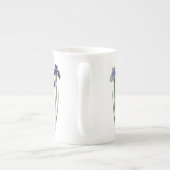 Redoute Trois Blue Iris Fine Art Bone China Mug (Dos)