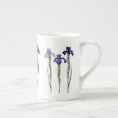 Redoute Trois Blue Iris Fine Art Bone China Mug (Droite)