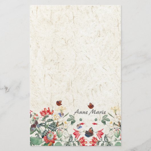  Redoute Tuinvlinderbakkerij Briefpapier (Voorkant)