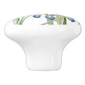 Redoutes Iris Flowers Floral Botanical Keramische Knop (Zijkant)