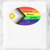 Redox Pride Oval Sticker (Tas)