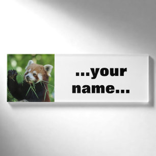 RedPanda 002 Naambadge