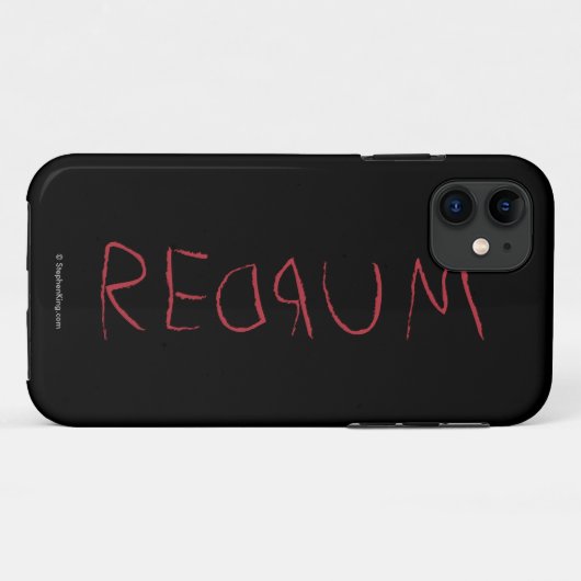 Redrum Case-Mate iPhone Case (Achterkant (horizontaal))