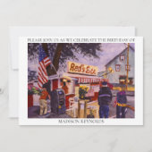 Red's Eats Lobster Shack Anniversaire Invitation (Devant)