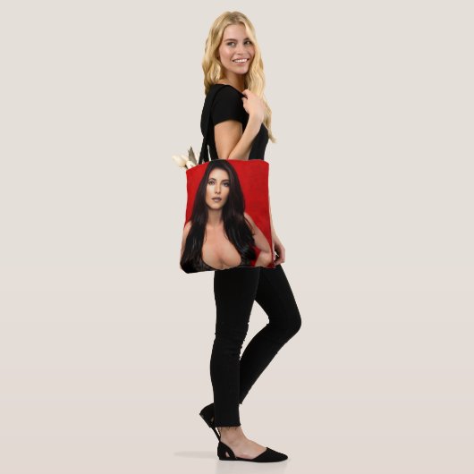 RedSide tote bag (Op model)