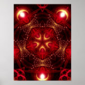 Redstaro Geometry Fractal Art Poster (Voorkant)