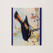 Redstart Bird Puzzle (Vertical)