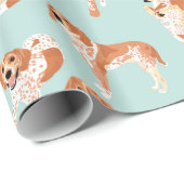 Redtick Coonhound Wrapping Paper Cadeaupapier (Rol Hoek)