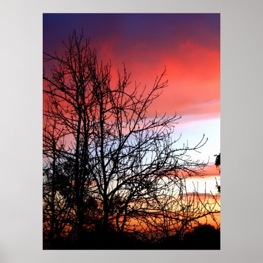 RedTones Skies Print (Voorkant)