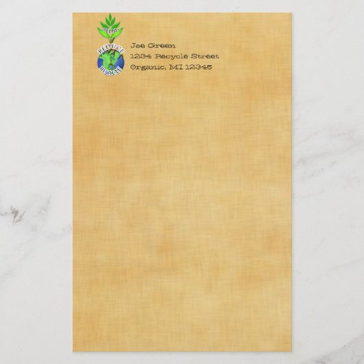 ReDuce gebruiken Recyclen Briefpapier (Voorkant)