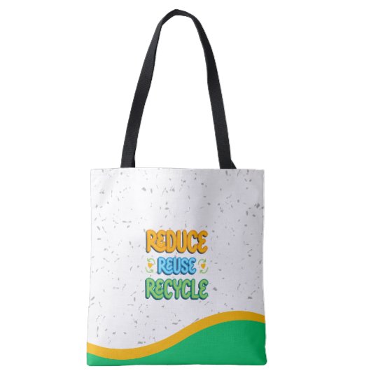 Reduce Reuse Recycle Eco Tote Bag